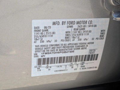 2023 Ford Explorer XLT RWD