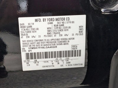 2020 Ford Explorer Limited RWD