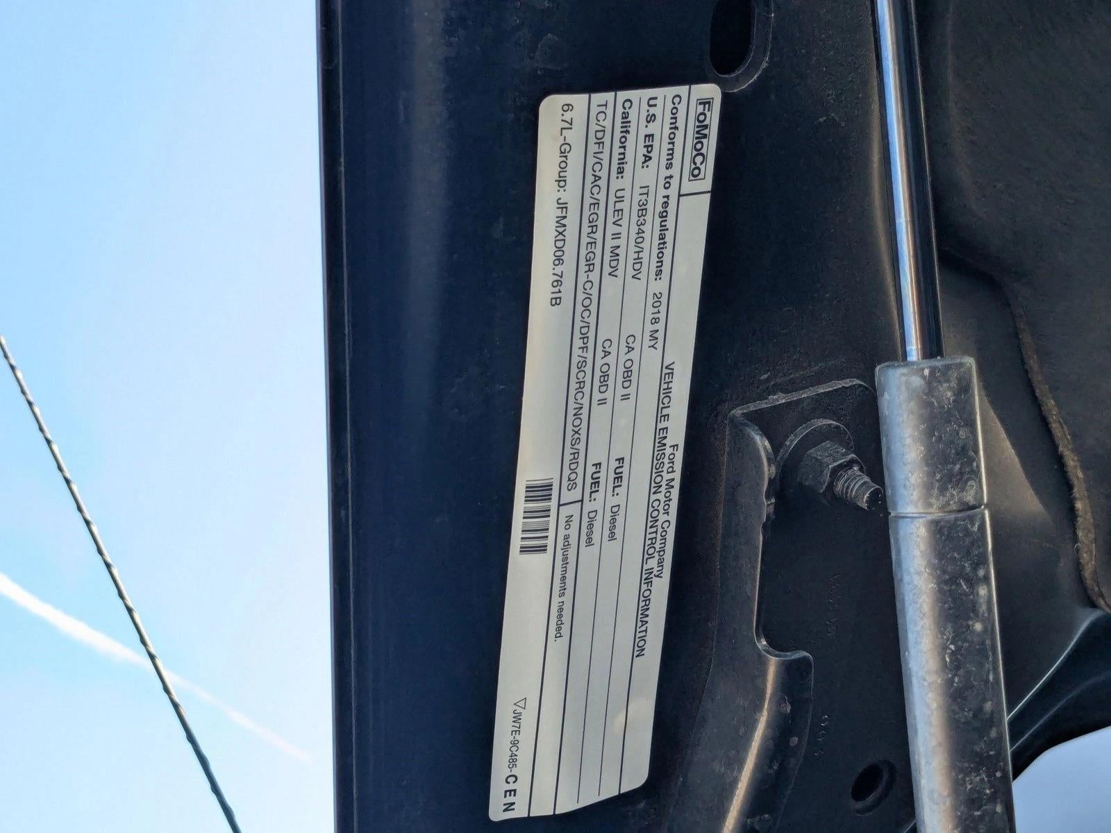 2018 Ford Super Duty F-250 SRW LARIAT 4WD Crew Cab 6.75' Box