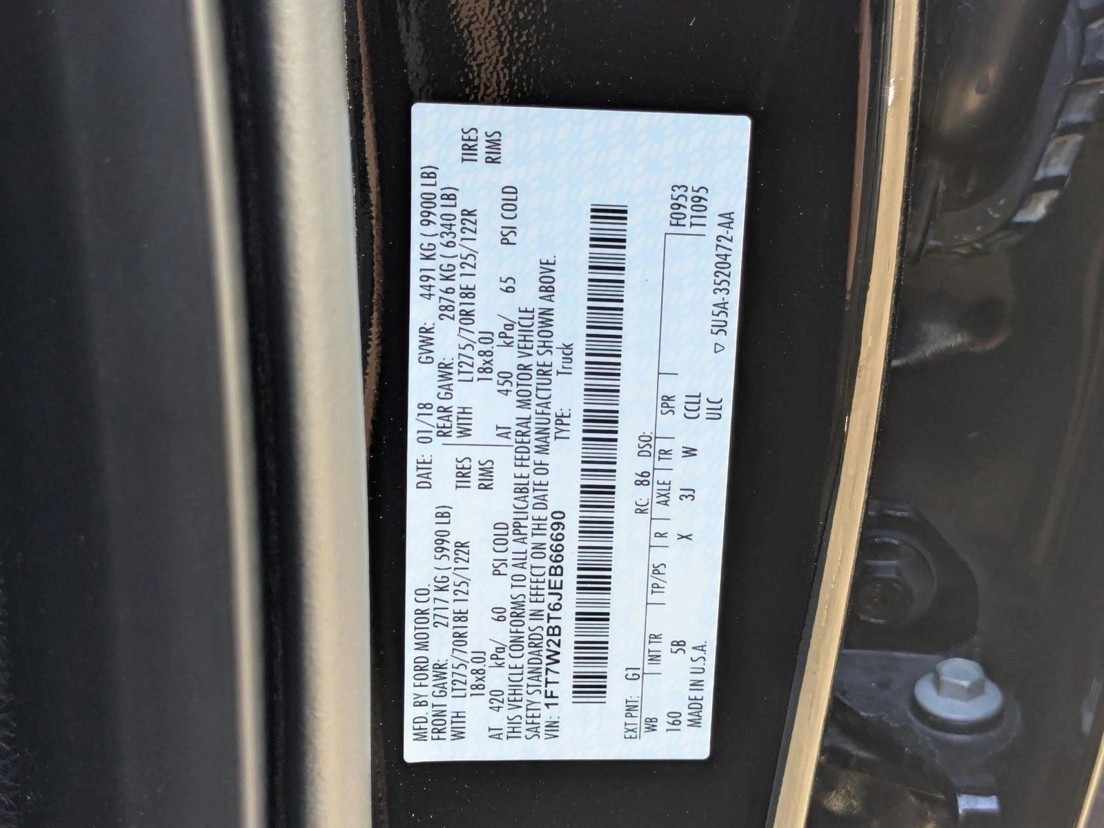 2018 Ford Super Duty F-250 SRW LARIAT 4WD Crew Cab 6.75' Box