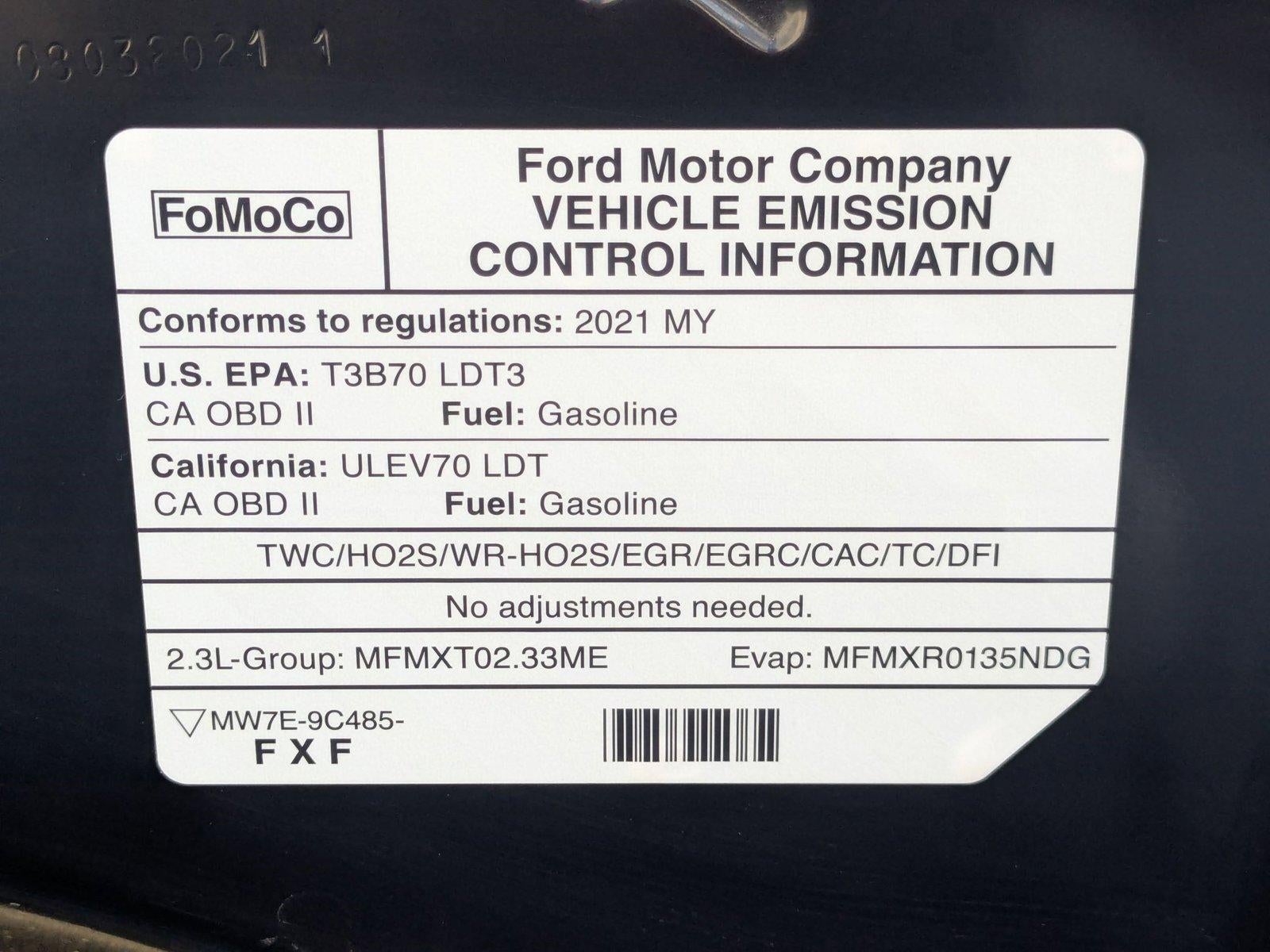 2021 Ford Ranger XLT 2WD SuperCrew 5' Box