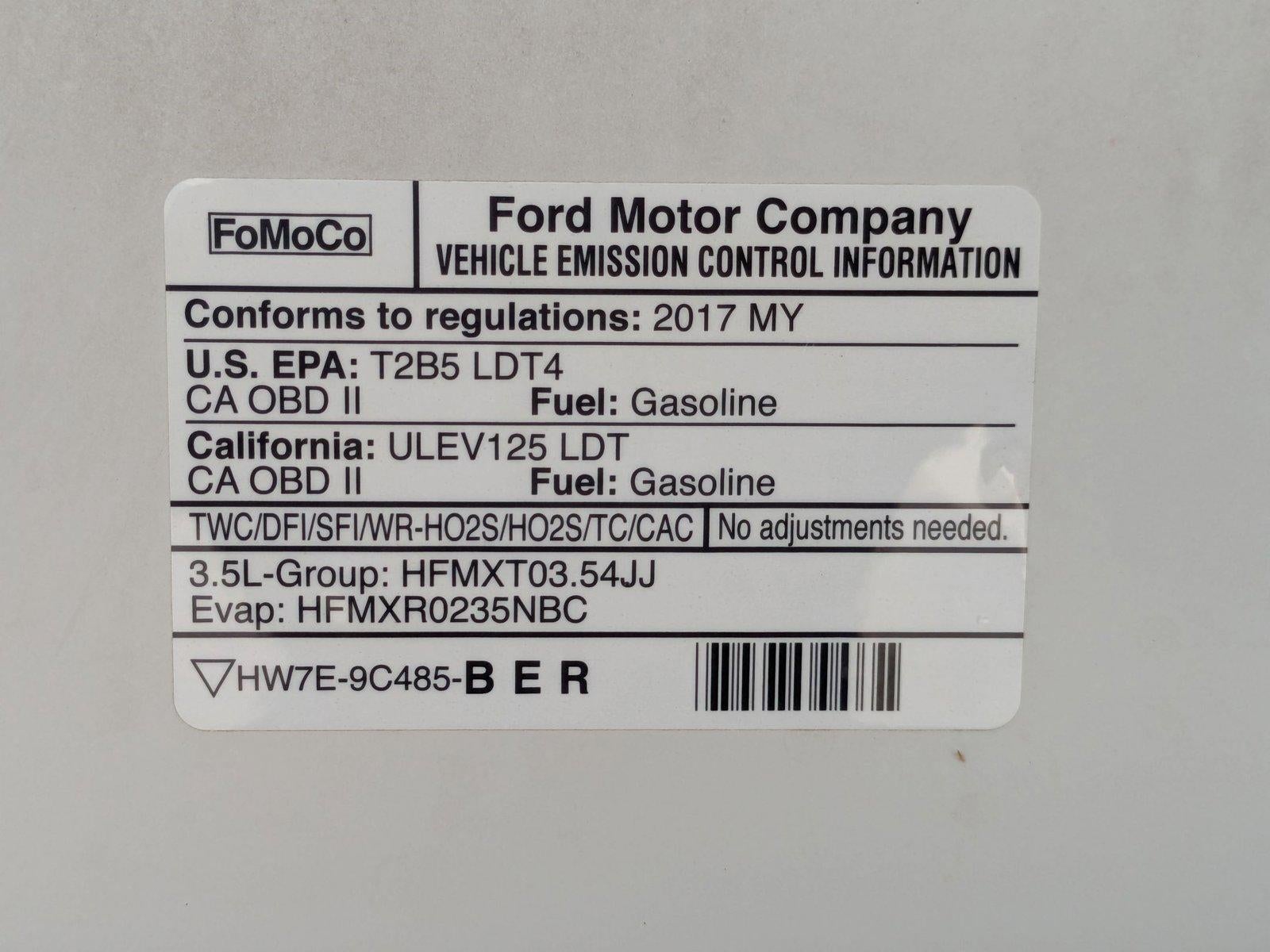 2017 Ford F-150 Lariat 2WD SuperCrew 5.5' Box