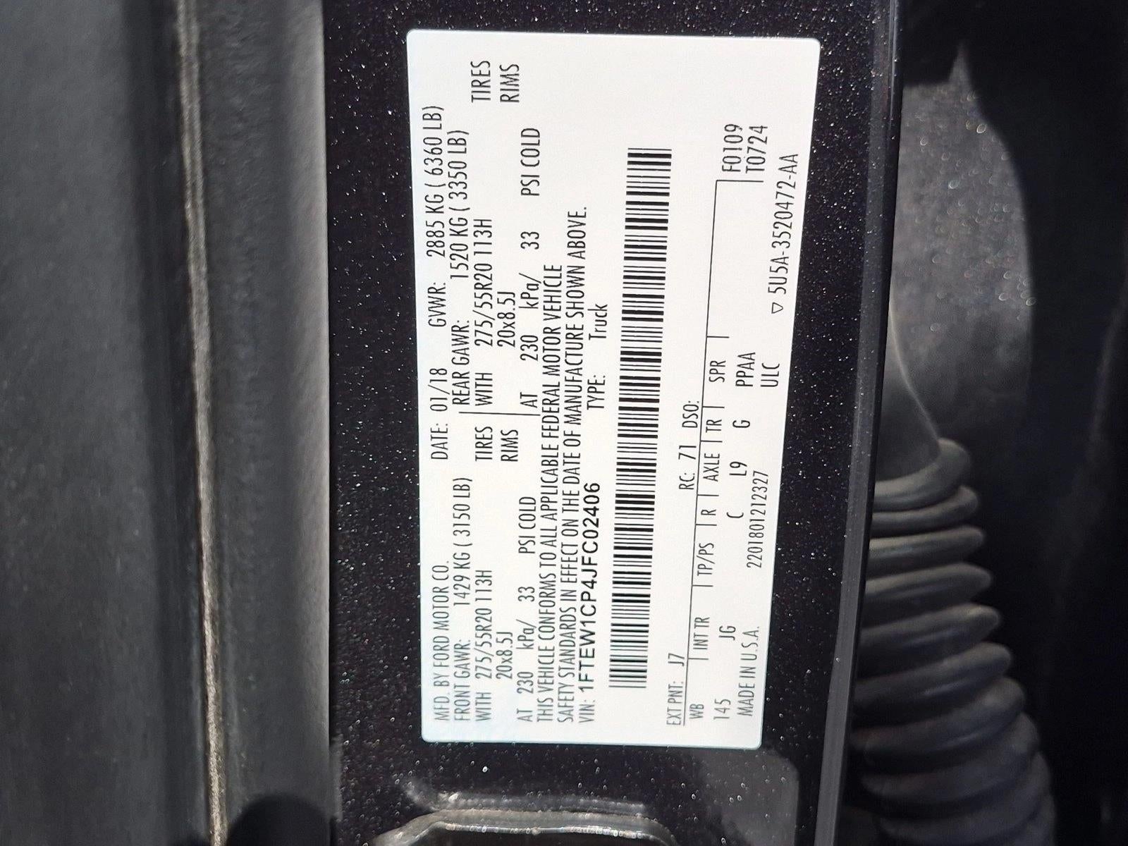 2018 Ford F-150 XL 2WD SuperCrew 5.5' Box