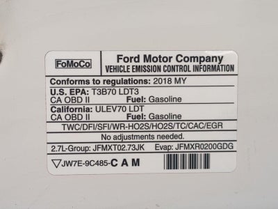 2018 Ford F-150 XL 2WD SuperCrew 5.5' Box