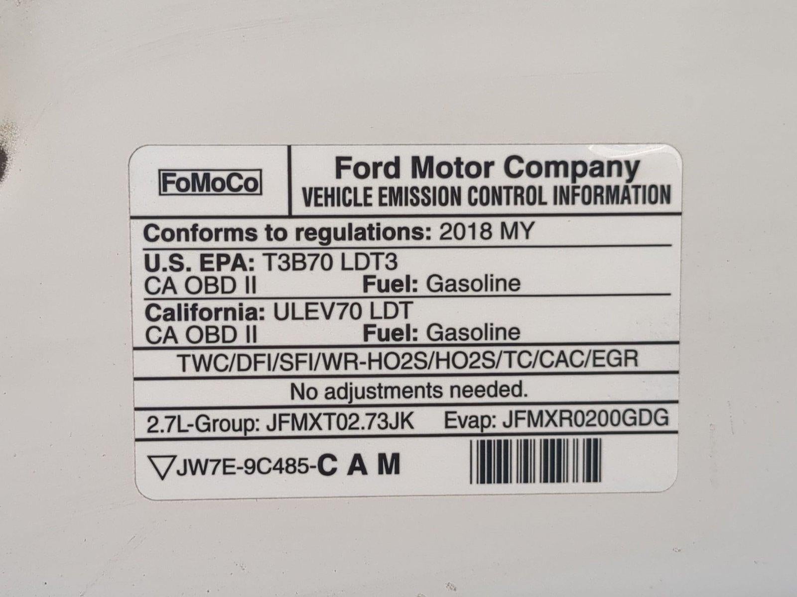 2018 Ford F-150 XL 2WD SuperCrew 5.5' Box