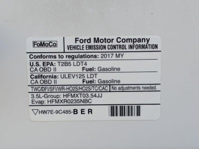 2017 Ford F-150 Lariat 4WD SuperCrew 5.5' Box