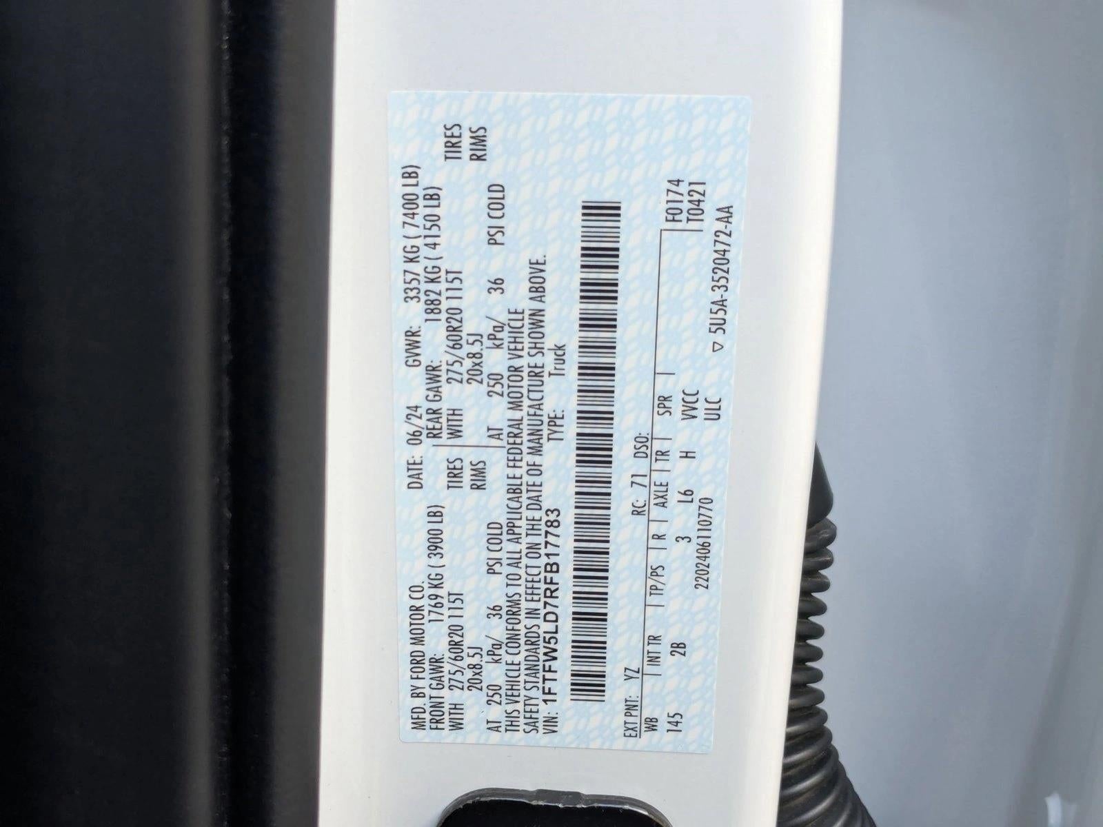 2024 Ford F-150 LARIAT 4WD SuperCrew 5.5' Box