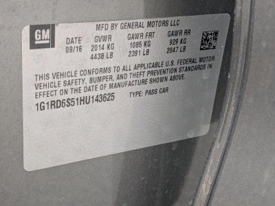 2017 Chevrolet Volt 5dr HB Premier