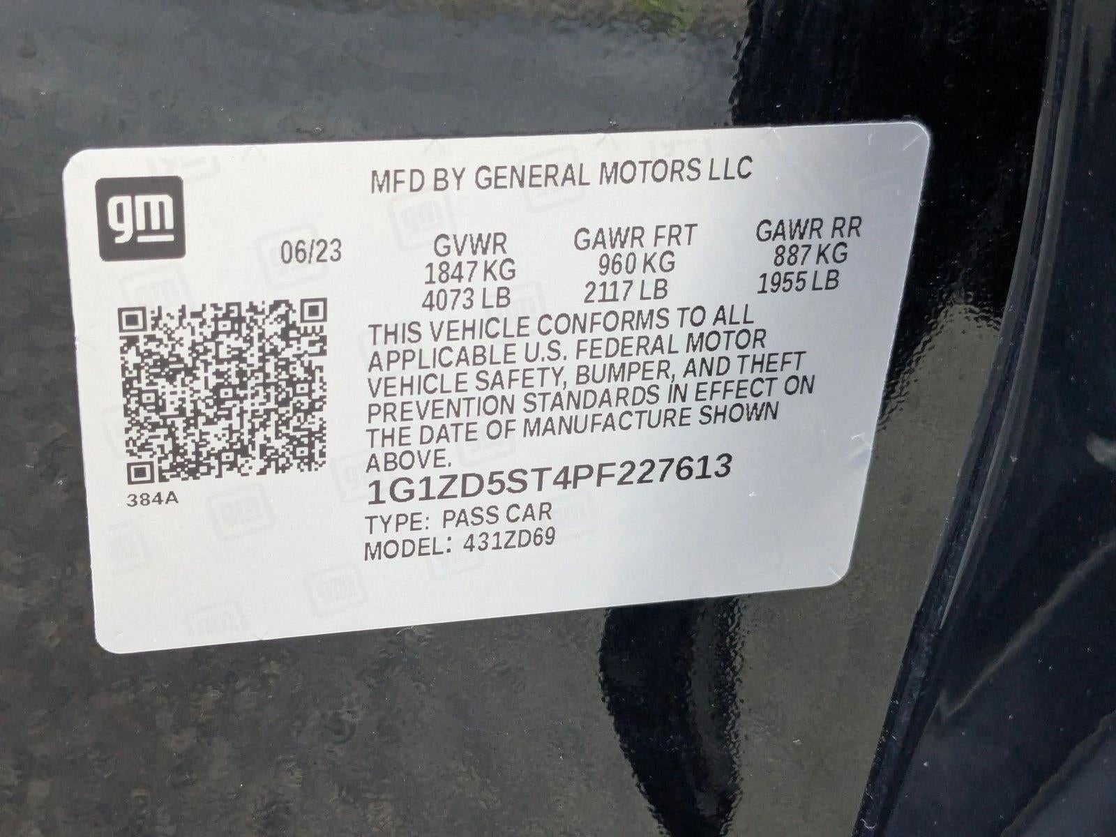2023 Chevrolet Malibu 4dr Sdn 1LT