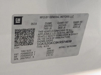 2019 GMC Yukon XL 4WD 4dr SLT