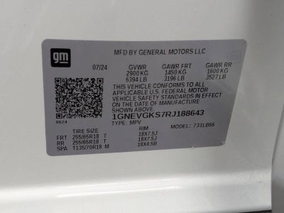 2024 Chevrolet Traverse LT w/2LT