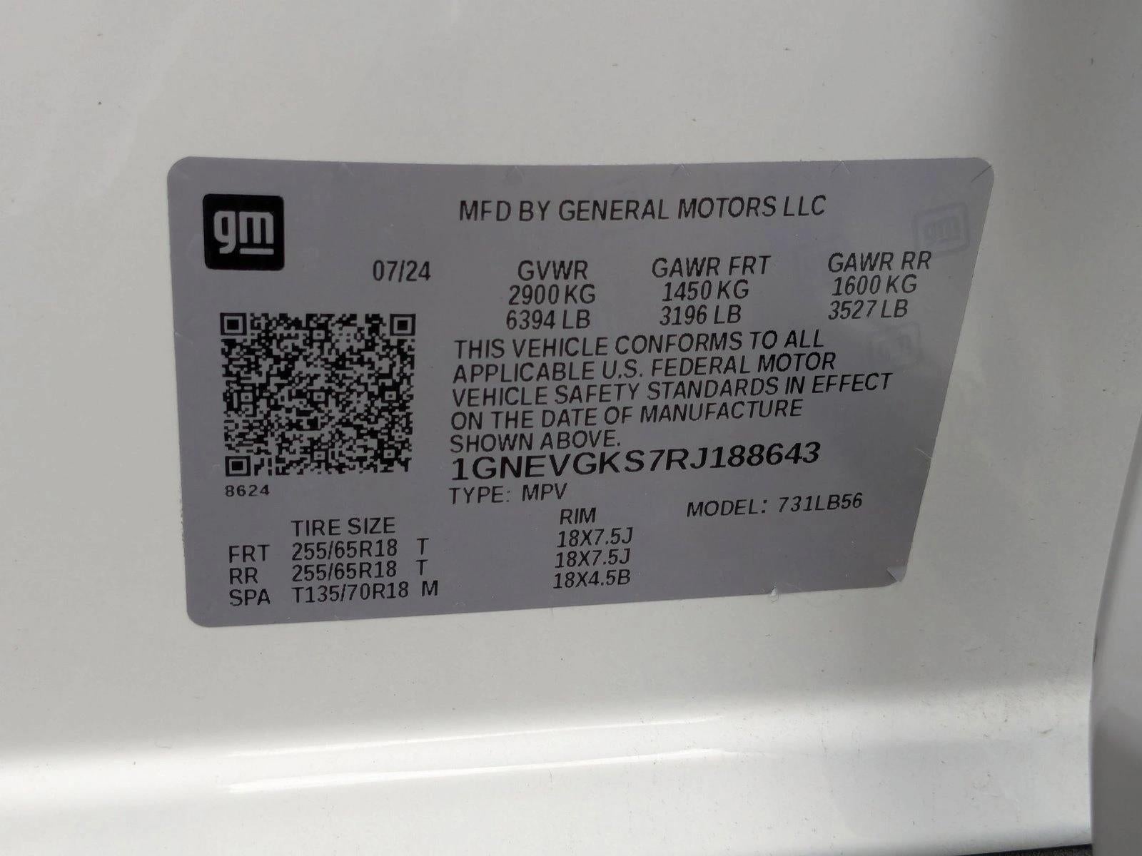 2024 Chevrolet Traverse LT w/2LT