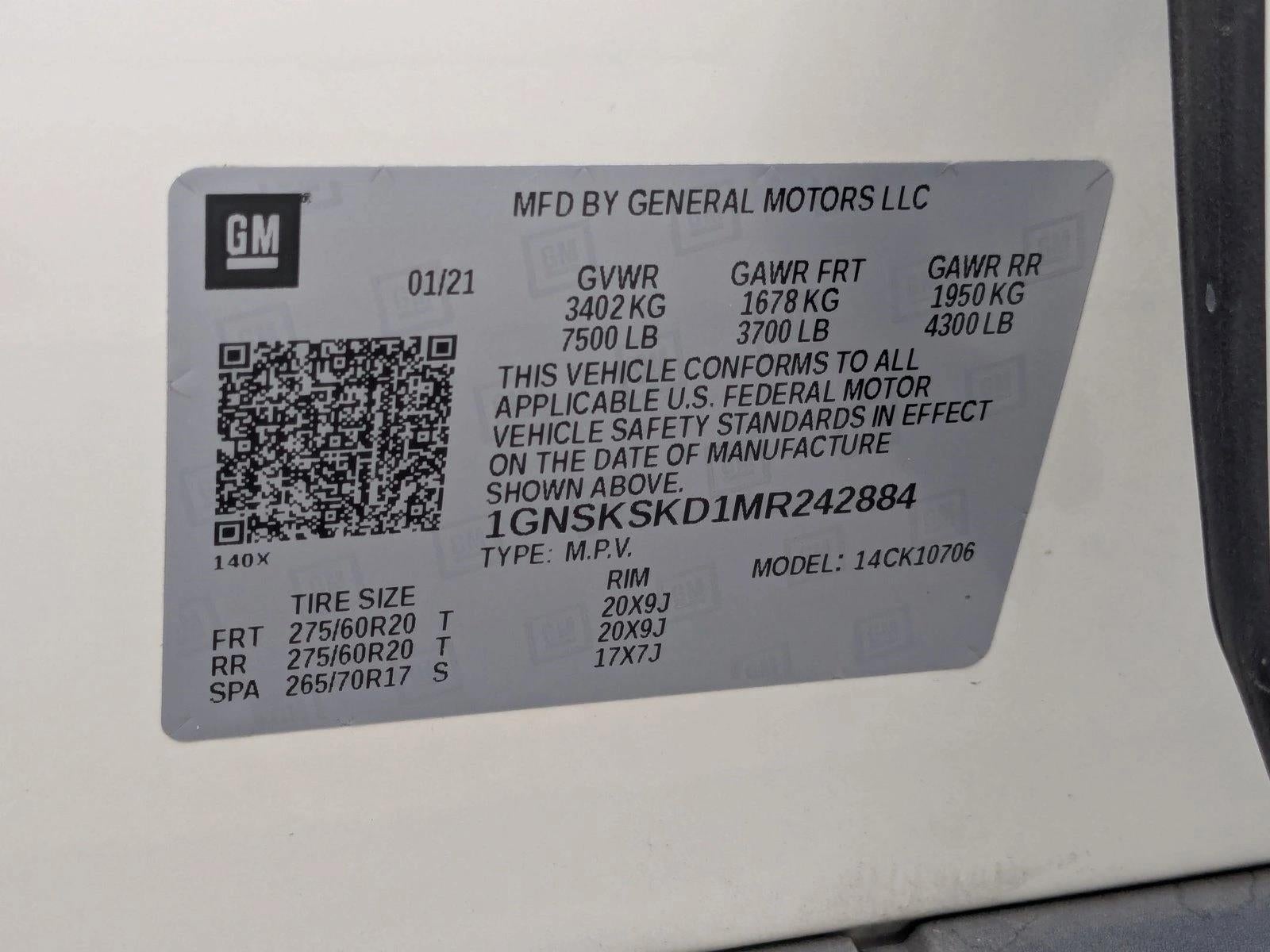 2021 Chevrolet Tahoe 4WD Premier