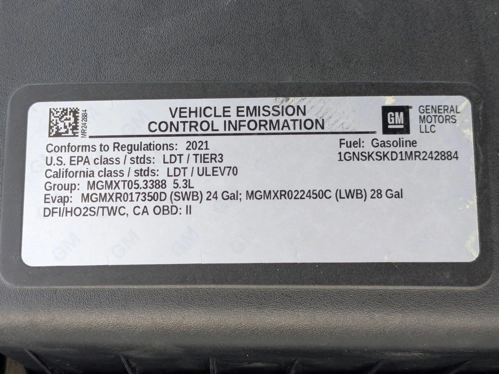 2021 Chevrolet Tahoe 4WD Premier