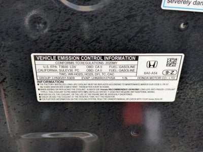 2020 Honda Accord Sedan LX 1.5T CVT