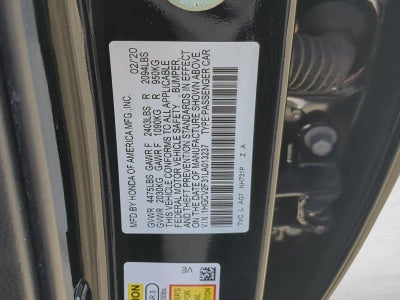 2020 Honda Accord Sedan Sport 2.0T Automatic