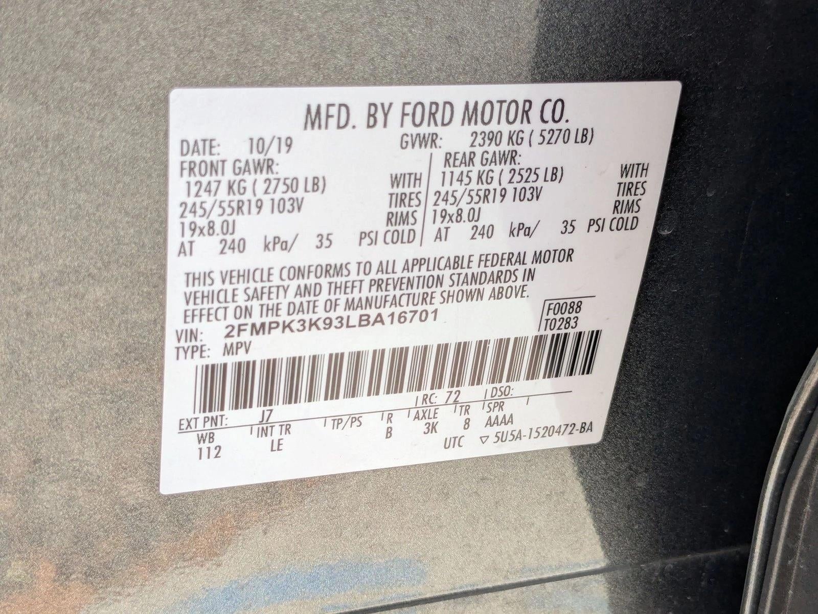 2020 Ford Edge Titanium FWD