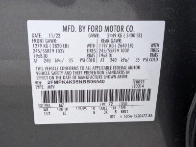 2022 Ford Edge Titanium AWD