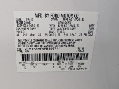 2015 Ford Edge 4dr Sport AWD