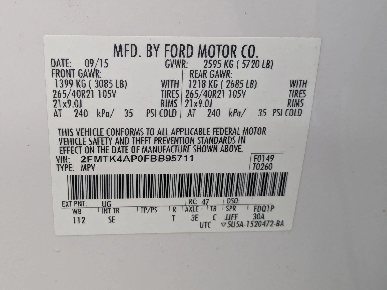 2015 Ford Edge 4dr Sport AWD