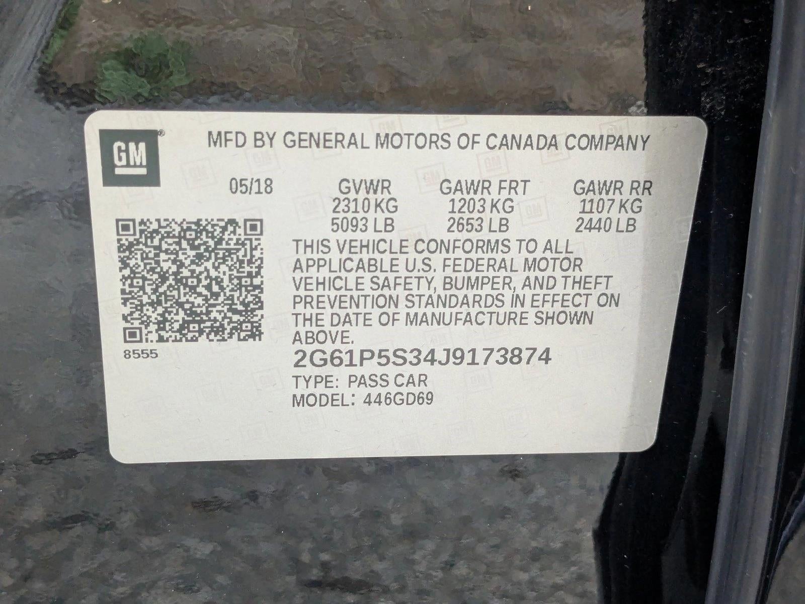 2018 Cadillac XTS 3.6L V6 FWD Premium Luxury