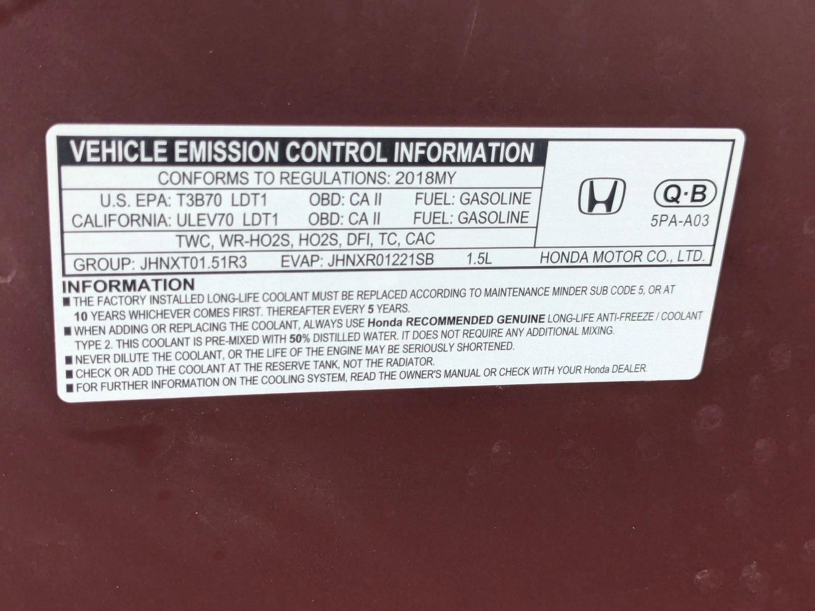2018 Honda CR-V EX 2WD