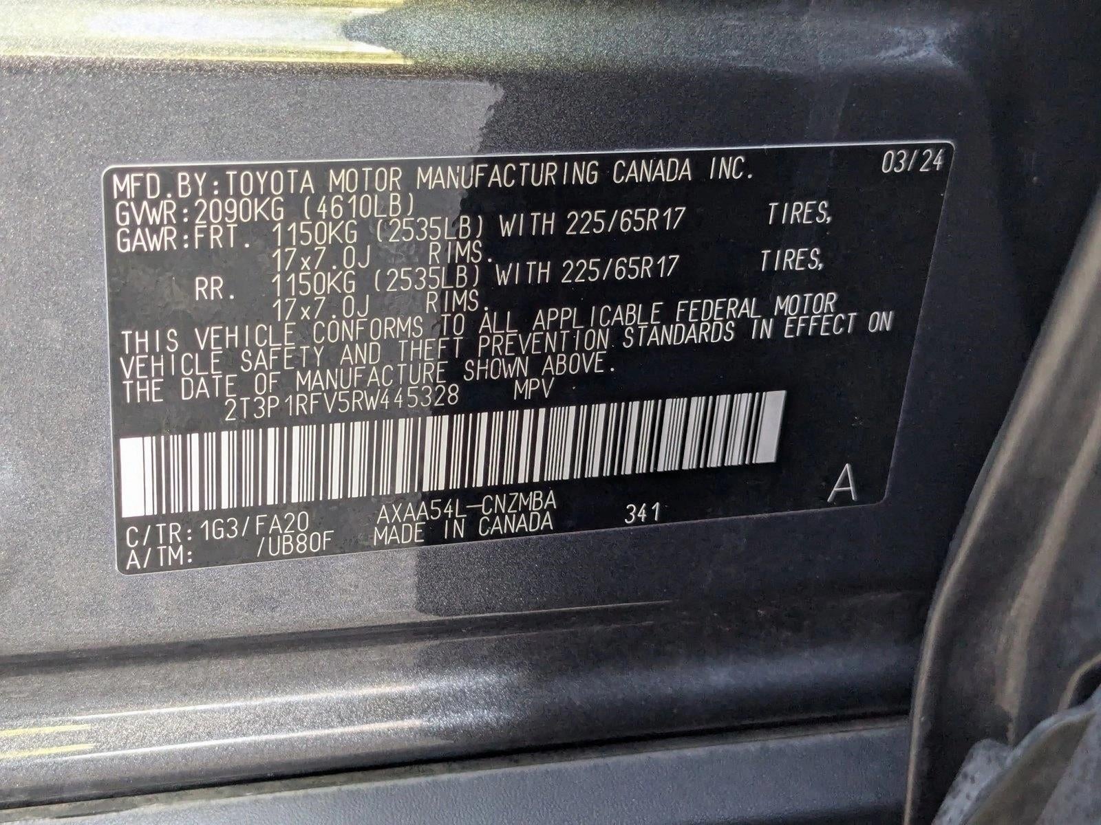 2024 Toyota RAV4 XLE AWD (Natl)