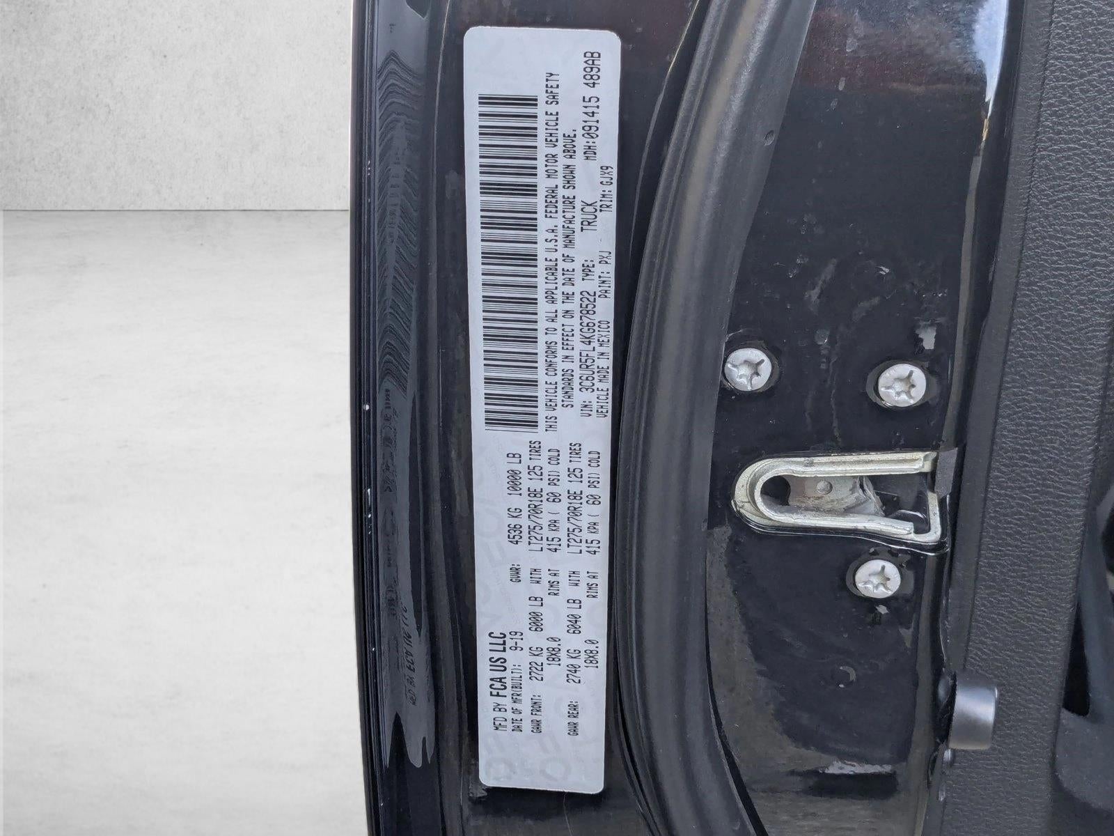 2019 RAM 2500 Laramie 4x4 Crew Cab 6'4" Box