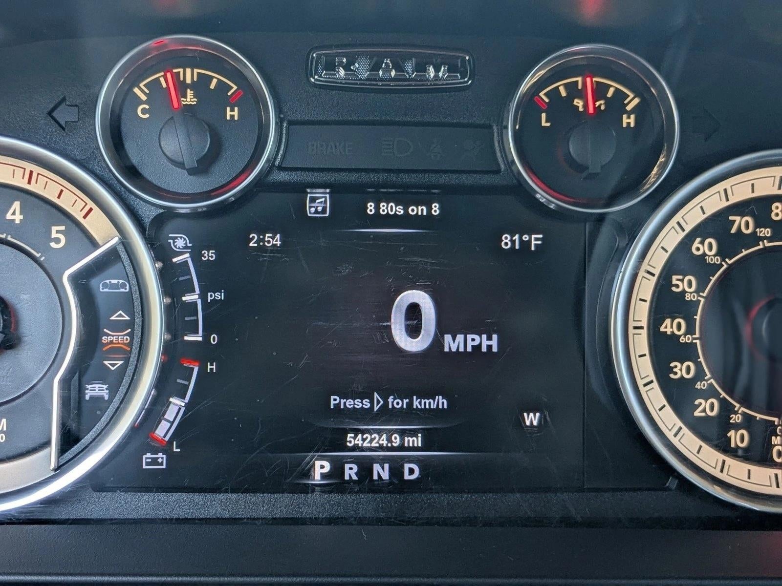 2017 RAM 2500 Laramie 4x4 Mega Cab 6'4" Box