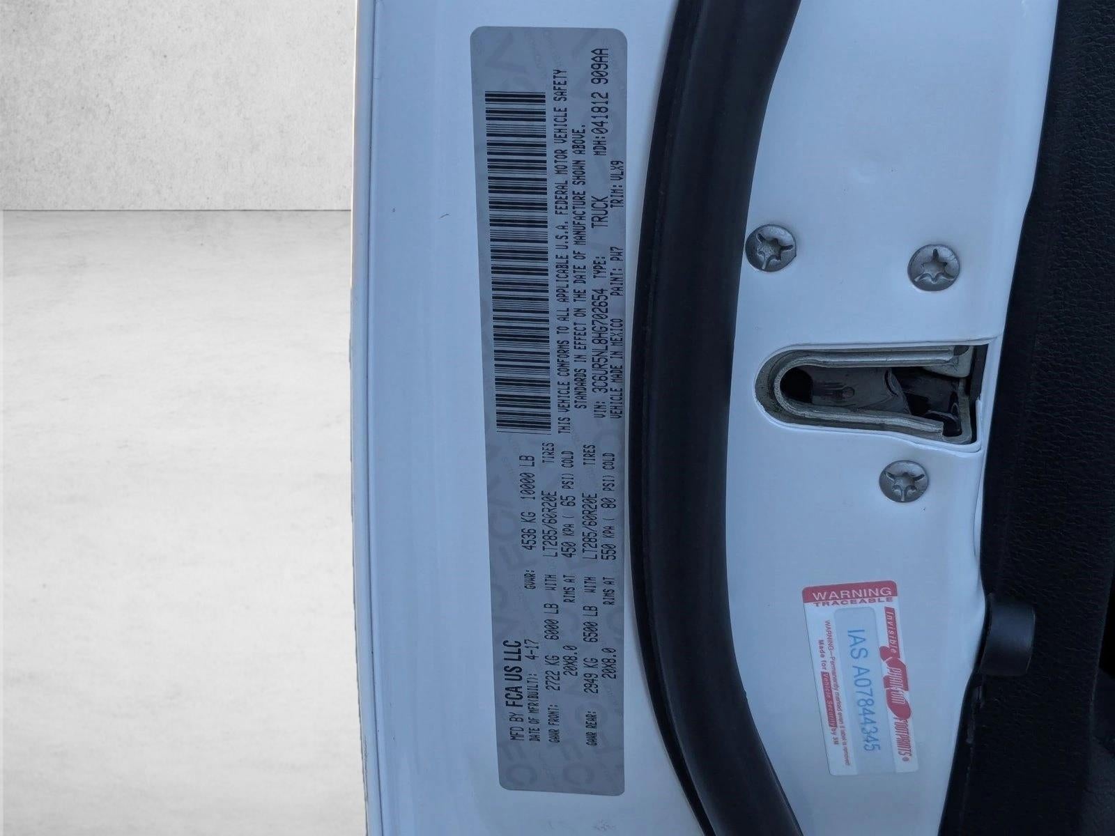 2017 RAM 2500 Laramie 4x4 Mega Cab 6'4" Box