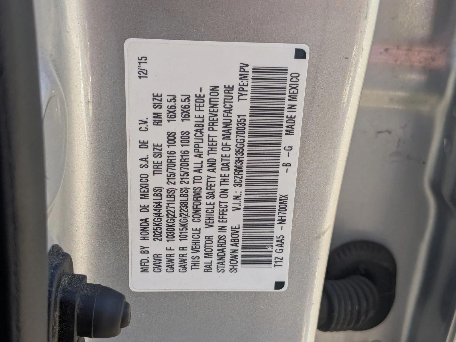 2016 Honda CR-V LX 2WD