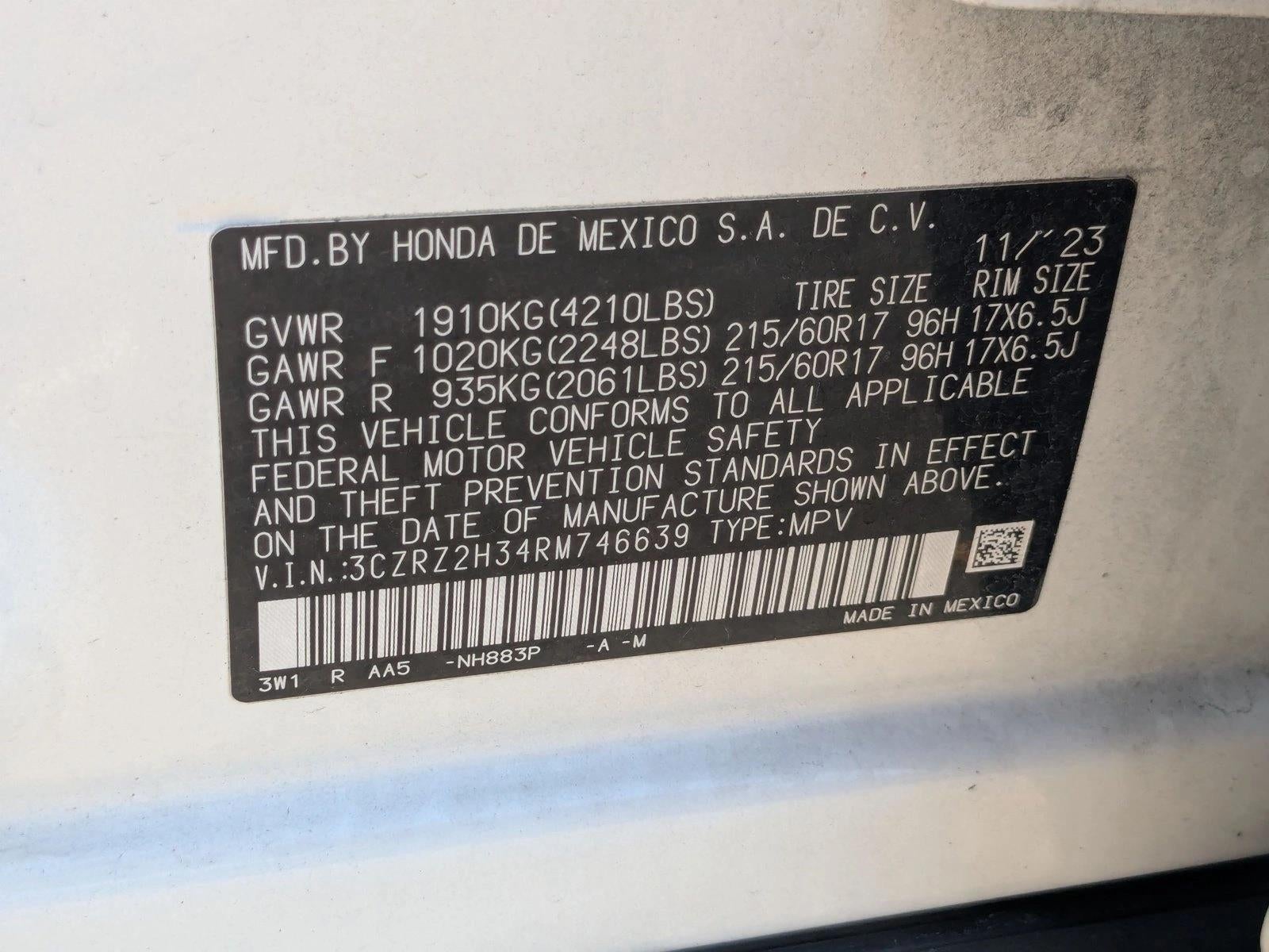 2024 Honda HR-V LX AWD CVT