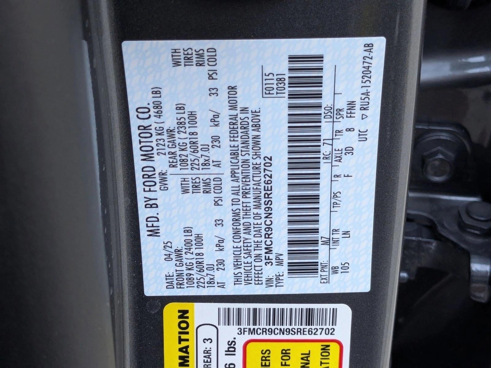 2025 Ford Bronco Sport Outer Banks 4x4