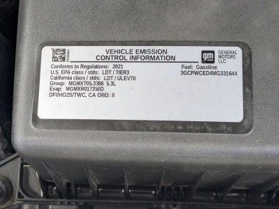 2021 Chevrolet Silverado 1500 Crew Cab Short Box 2-Wheel Drive LT