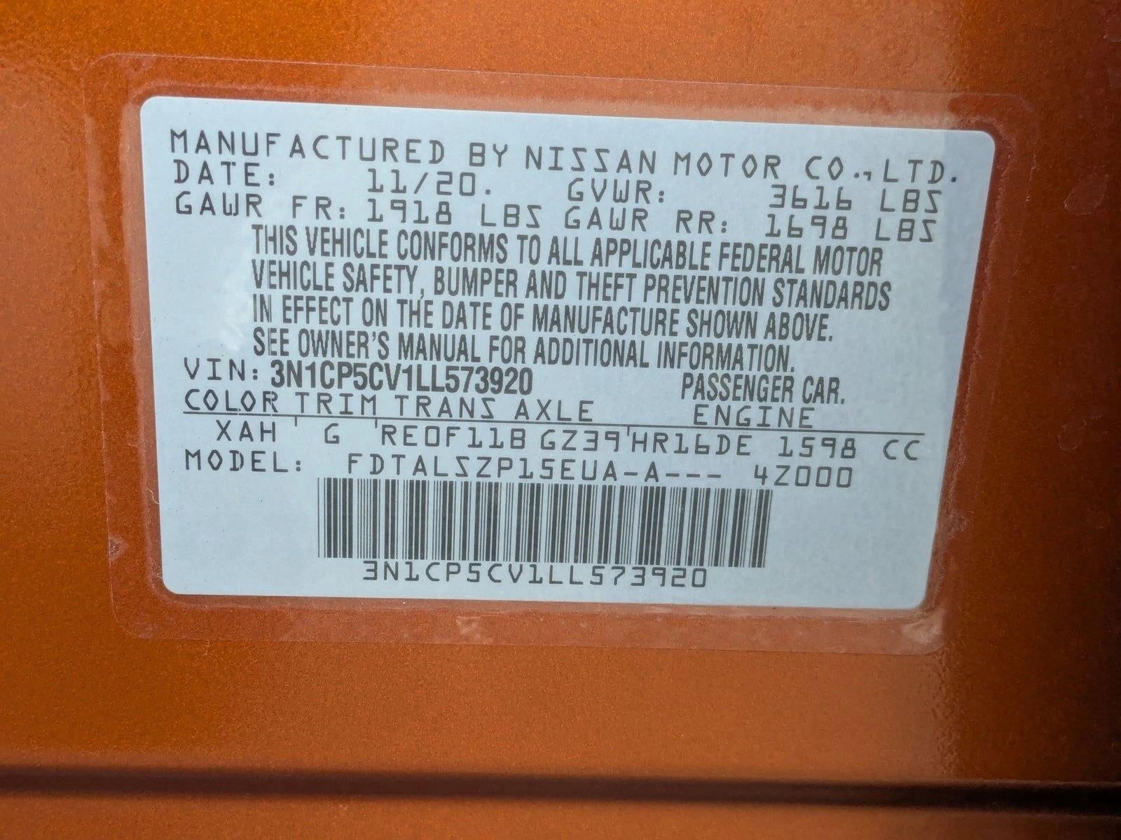 2020 Nissan Kicks SV FWD