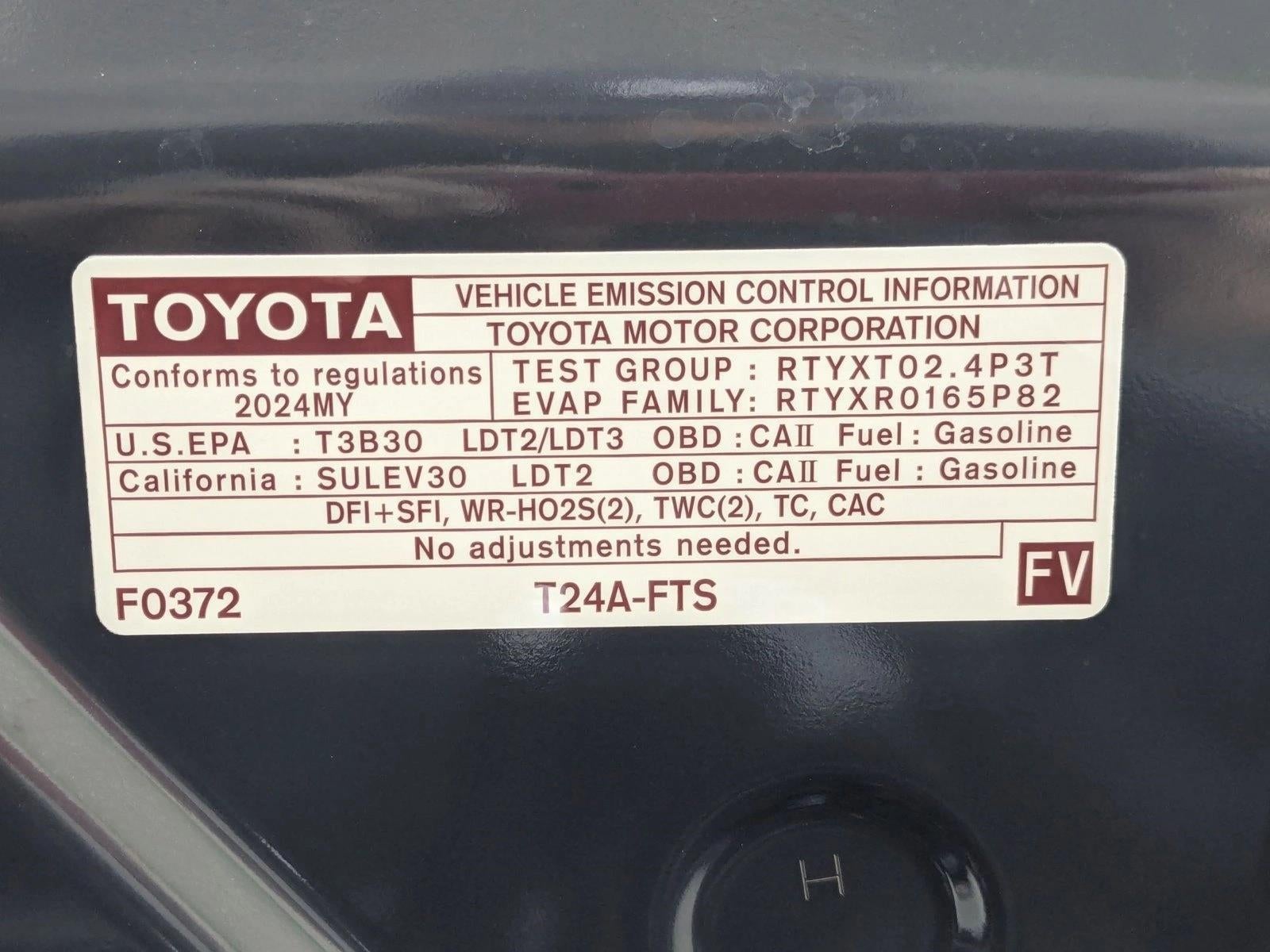 2024 Toyota Tacoma 2WD 2WD SR5 Double Cab 6' Bed AT (Natl)