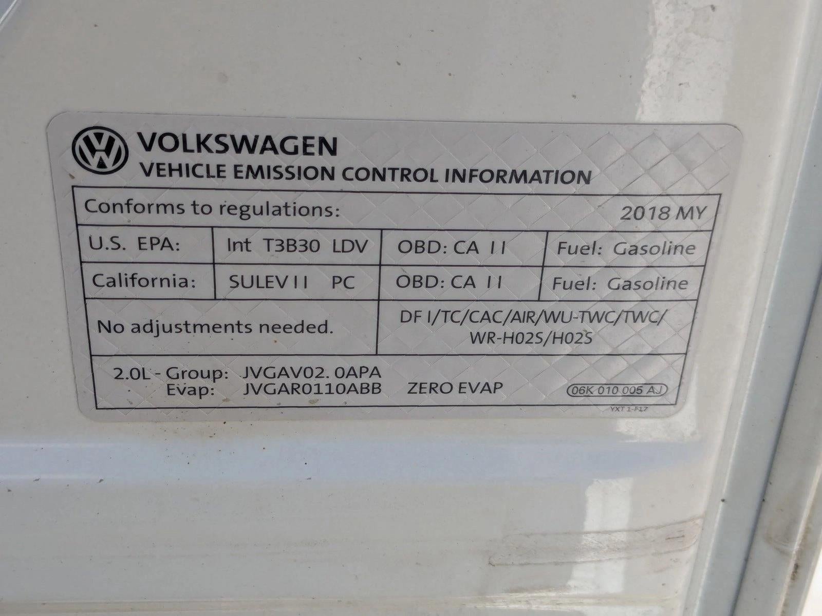 2018 Volkswagen Golf GTI 2.0T S Manual