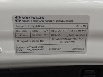 2019 Volkswagen Jetta SE Auto w/SULEV