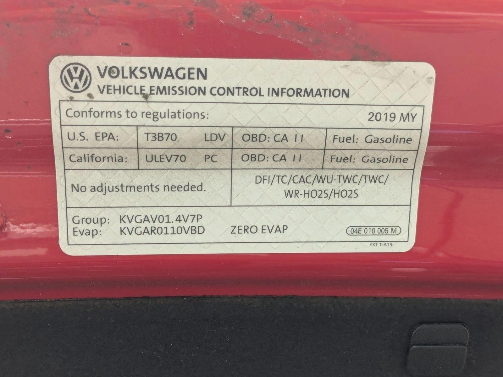 2019 Volkswagen Jetta S Auto w/ULEV