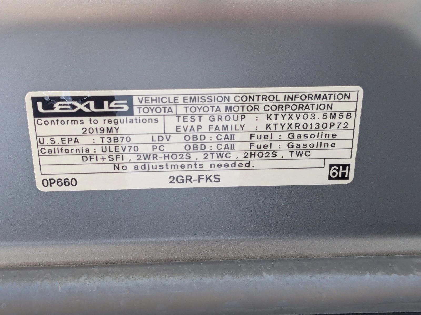 2019 Lexus ES 350 FWD