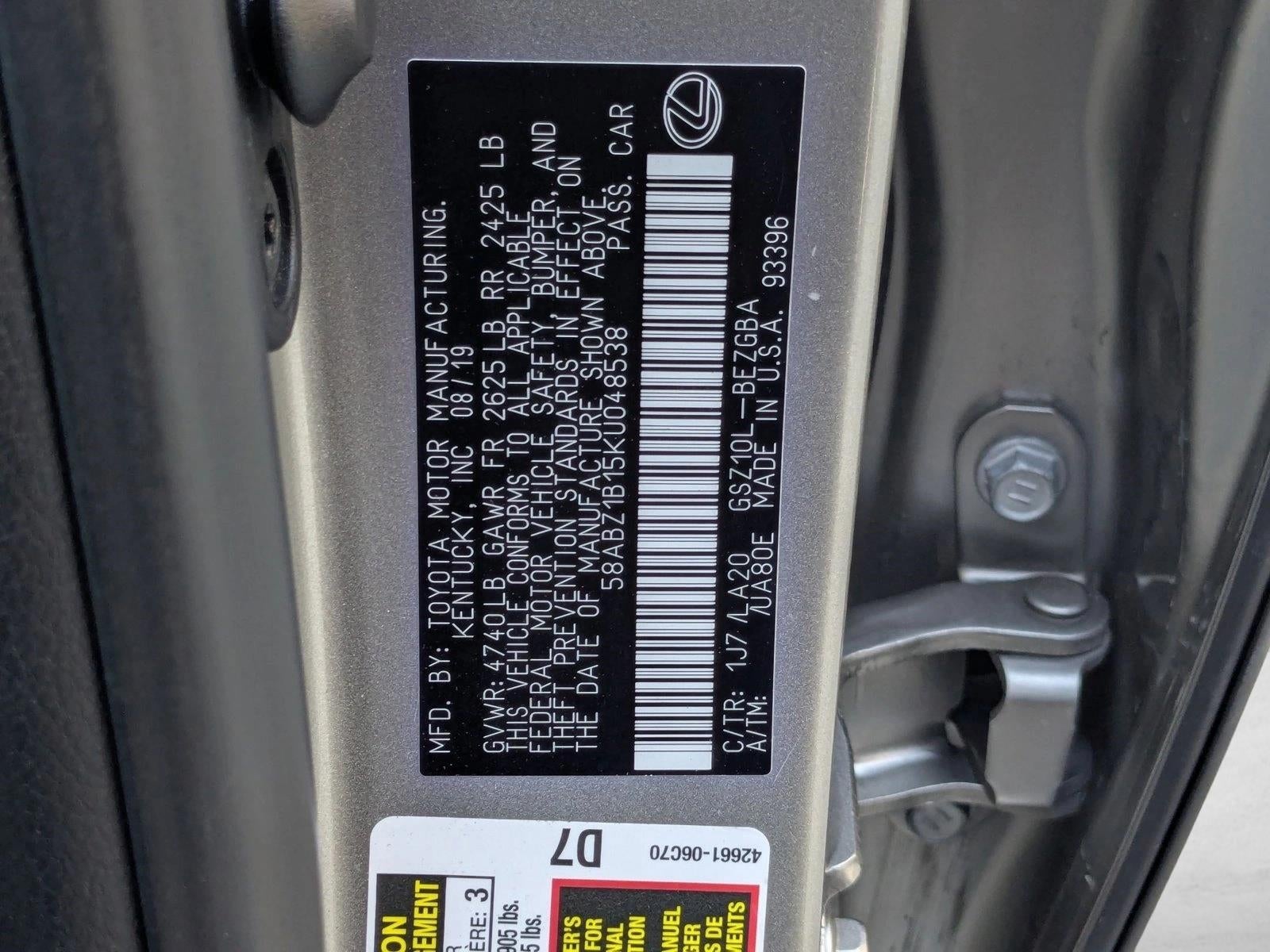 2019 Lexus ES 350 FWD