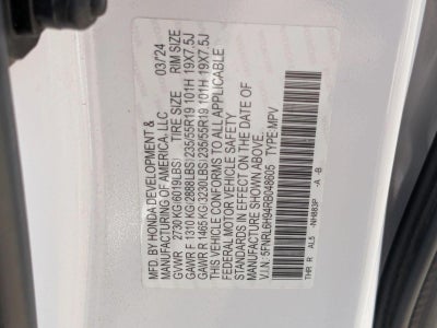 2024 Honda Odyssey Elite Auto