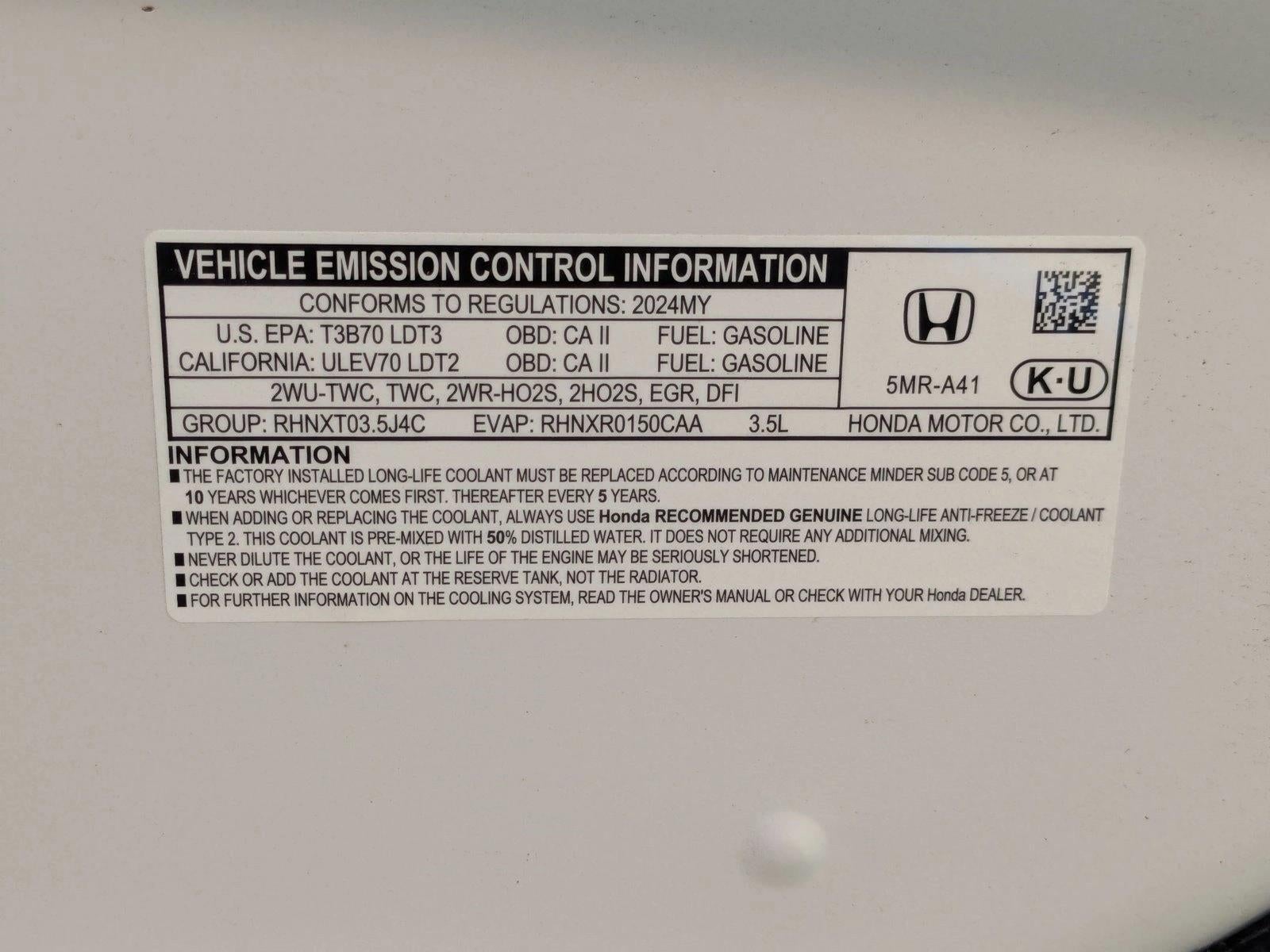 2024 Honda Odyssey Elite Auto