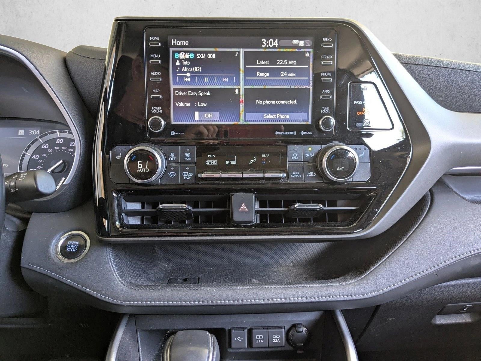 2020 Toyota Highlander XLE FWD (Natl)