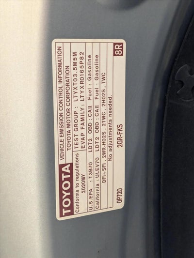 2020 Toyota Highlander XLE FWD (Natl)
