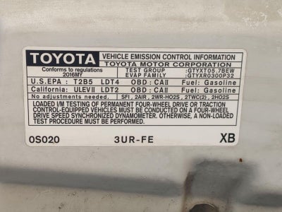2016 Toyota Tundra 4WD Truck 4WD CrewMax Short Bed 5.7L TRD Pro (Natl)