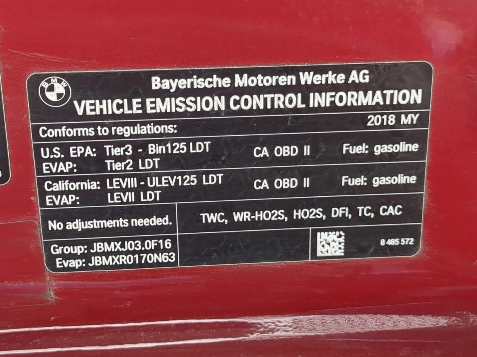 2018 BMW X6 sDrive35i Sports Activity Coupe