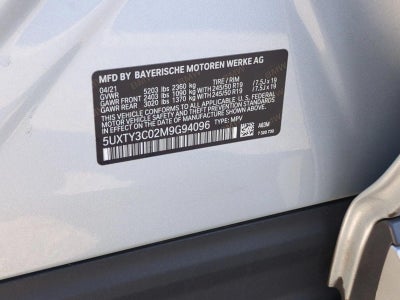 2021 BMW X3 sDrive30i Sports Activity Vehicle