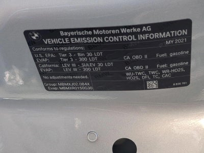 2021 BMW X3 sDrive30i Sports Activity Vehicle