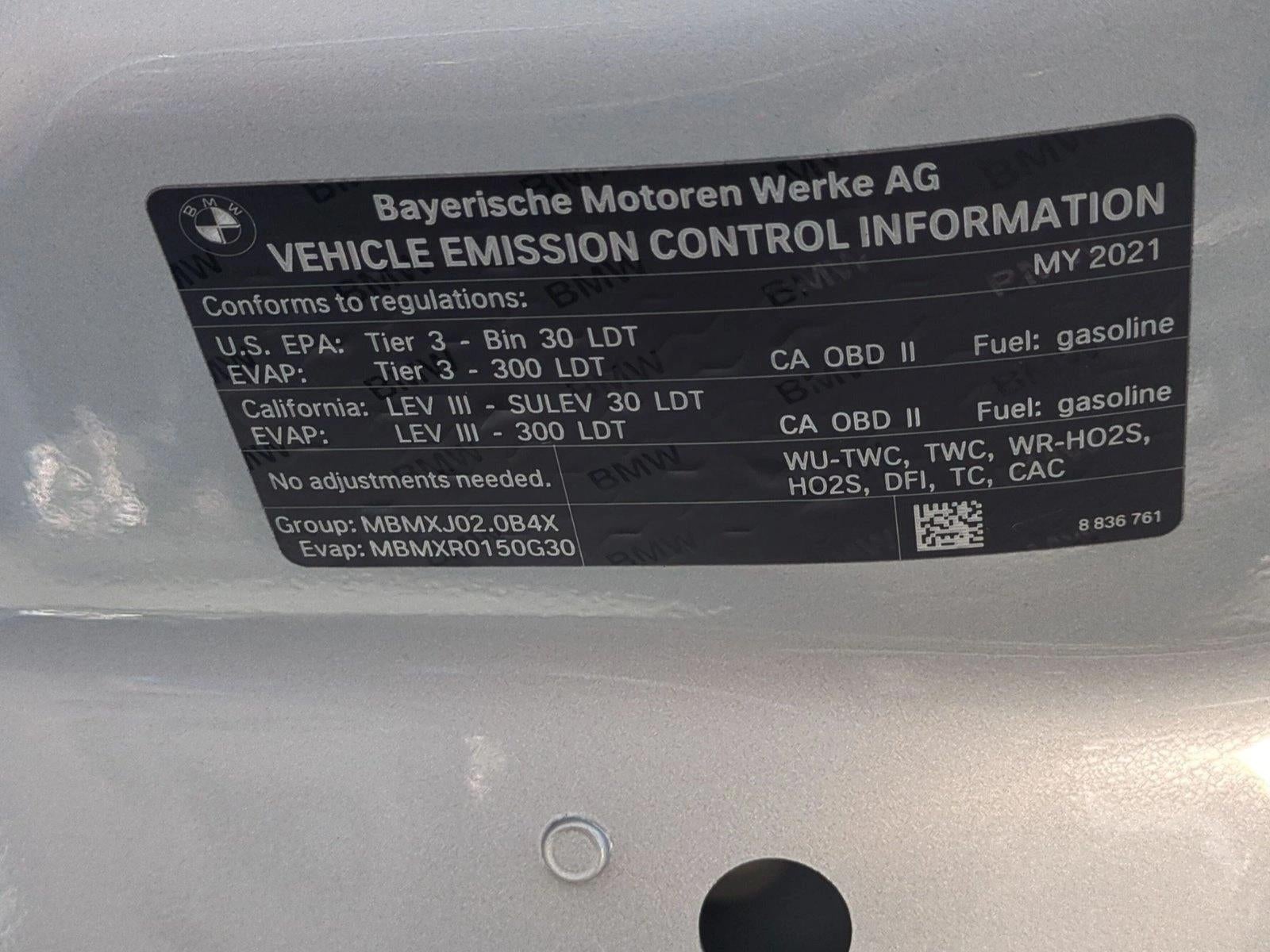 2021 BMW X3 sDrive30i Sports Activity Vehicle
